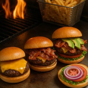 Hamburgers and Fries